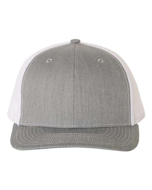 Richardson 112 Snapback Heather Grey/ White