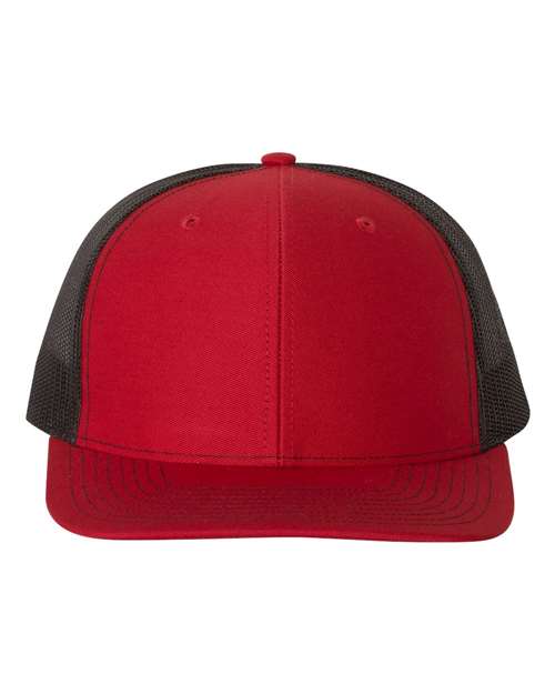 Richardson 112 Snapback Red/ Black