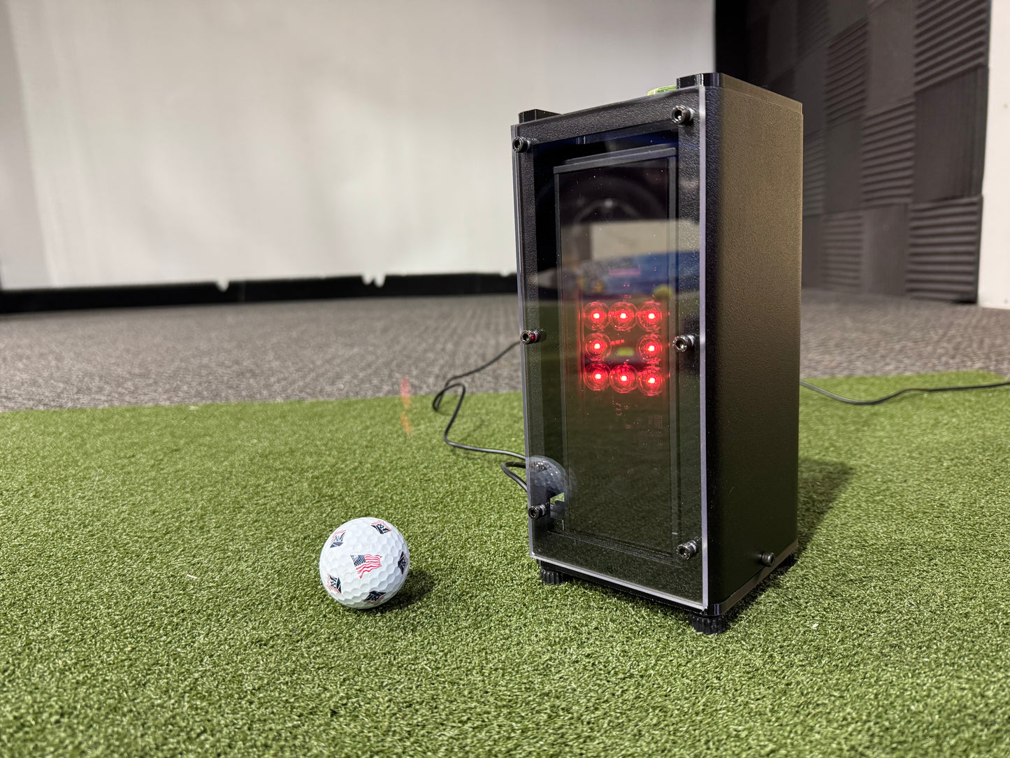 "The Tank" – Ultimate Square Golf Launch Monitor Case