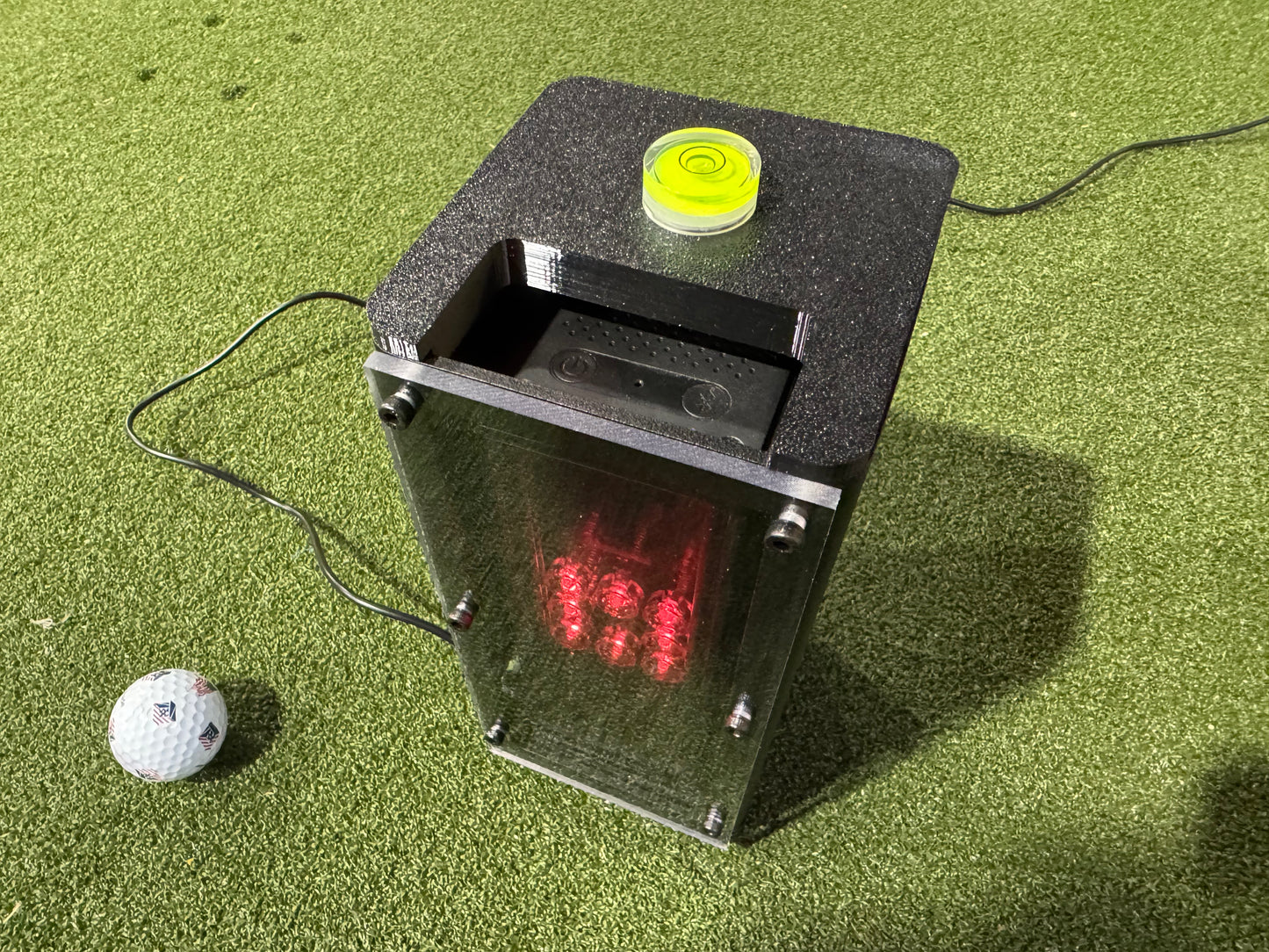 "The Tank" – Ultimate Square Golf Launch Monitor Case