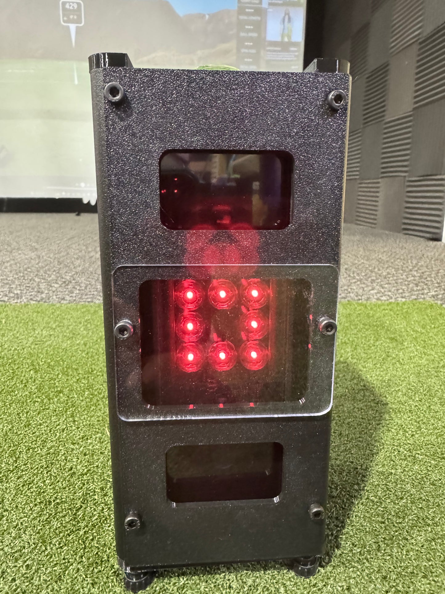"The Tank" – Ultimate Square Golf Launch Monitor Case