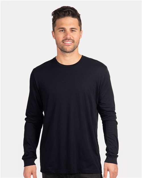 Standard Long Sleeve Tee Shirt - Black - NextLevel 6211
