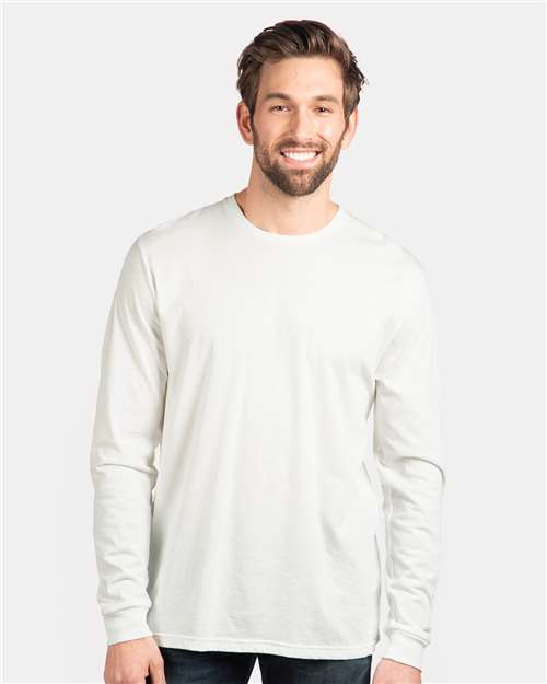 Standard Long Sleeve Tee Shirt - White - NextLevel 6211