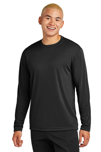 Performance Long Sleeve Tee Shirt - Black - Sport Tek ST350LS