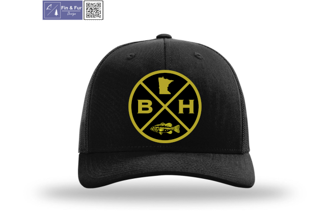 Minnesota Bassheads Compass Logo Snapback Trucker