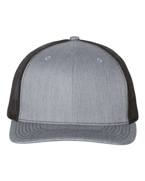 Richardson 112 Snapback Heather Grey/ Black