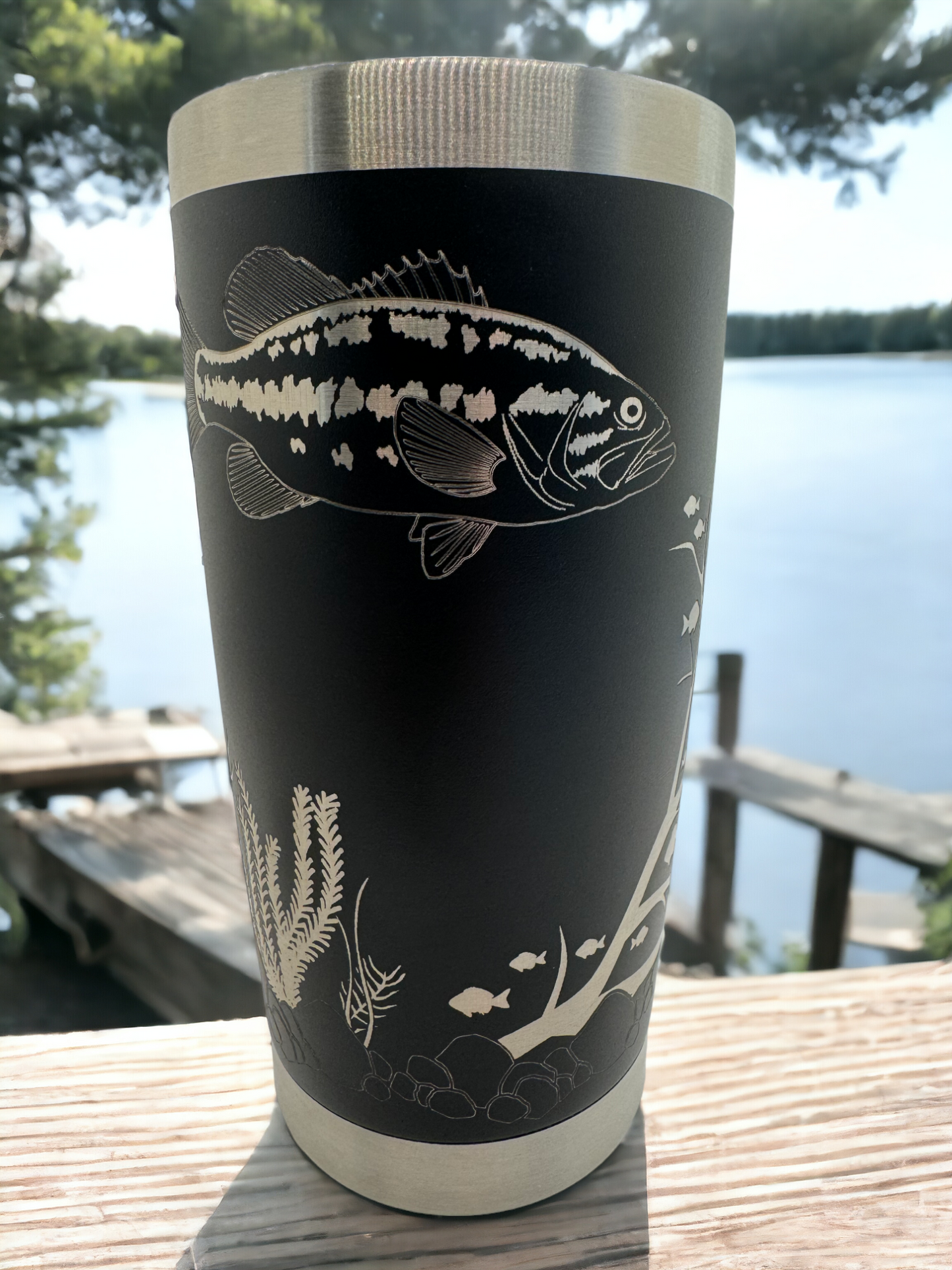 Custom Largemouth Bass Habitat 20oz Tumbler