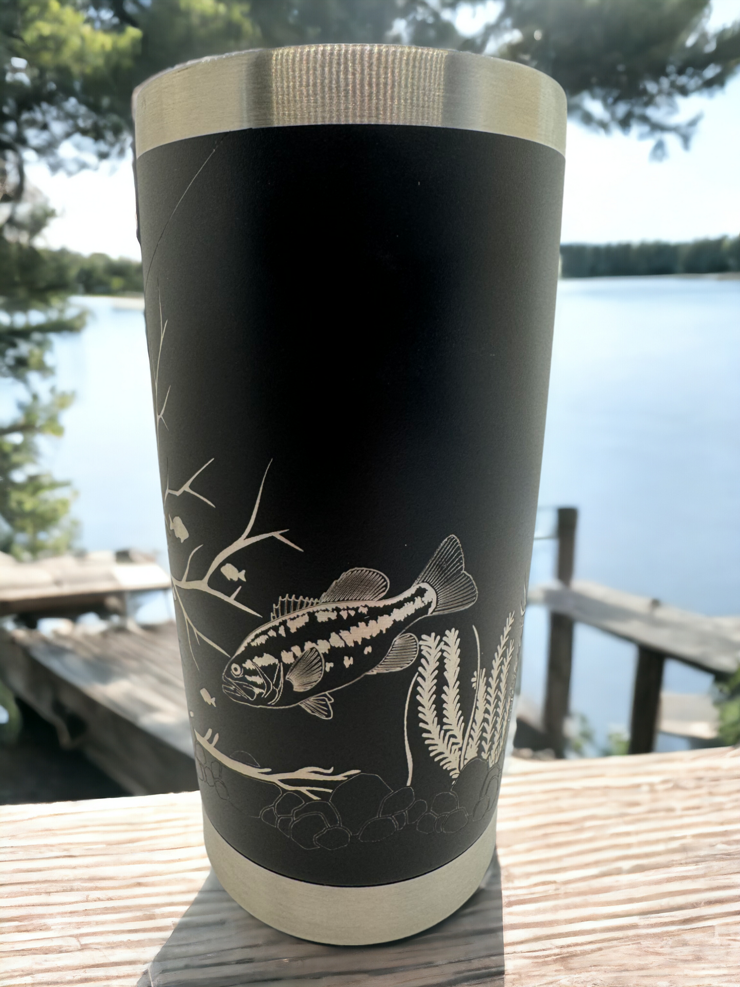 Custom Largemouth Bass Habitat 20oz Tumbler