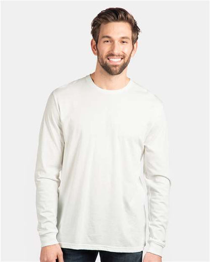 Standard Long Sleeve Tee Shirt - White - NextLevel 6211