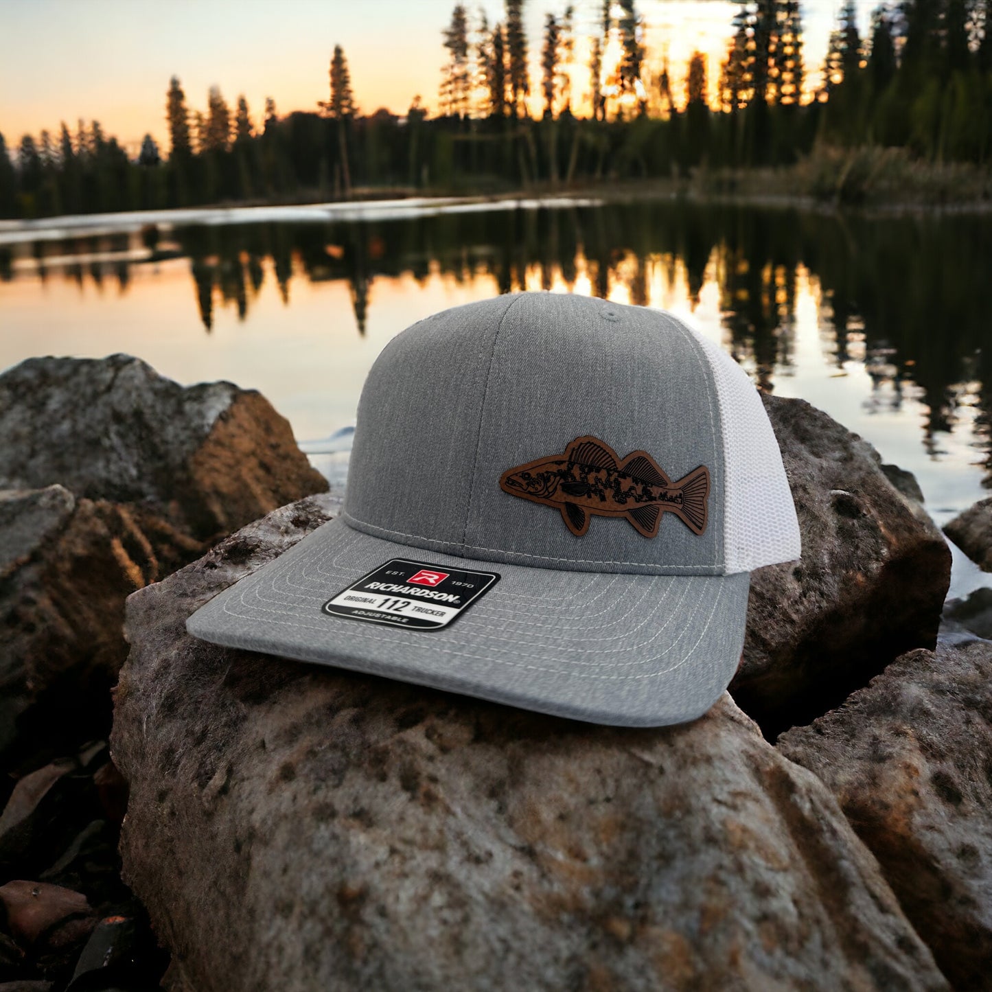 "Natural Selection" Series Leather Patch Trucker