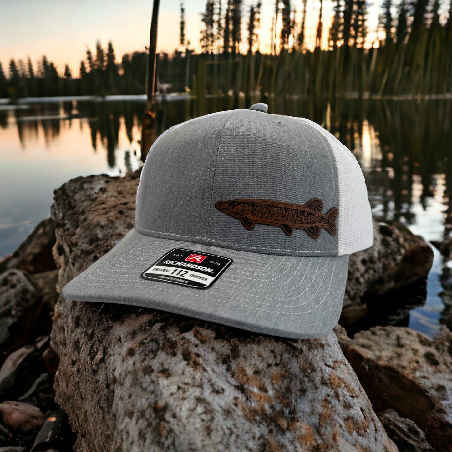 "Natural Selection" Series Leather Patch Trucker